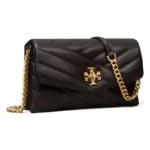 Tory Burch – Kira Chevron Quilted Leather Wallet on a Chain (GROUP BUY)