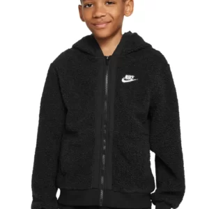 Nike – Kids’ Sportswear Club Texured Fleece Zip-Up Hoodie