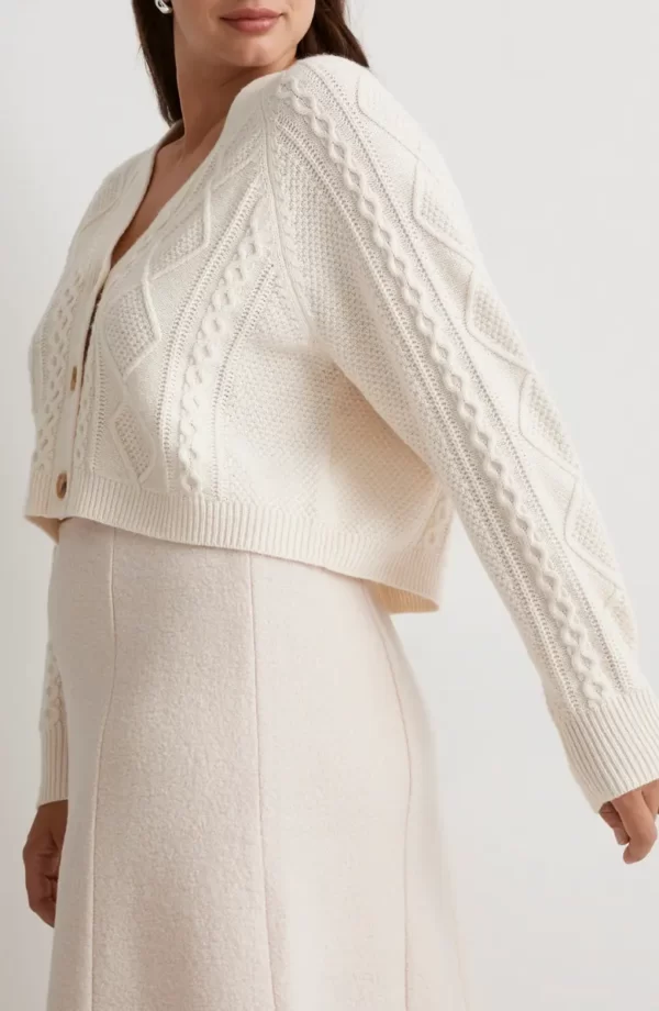 Madewell - Cable Crop Cardigan - Image 8