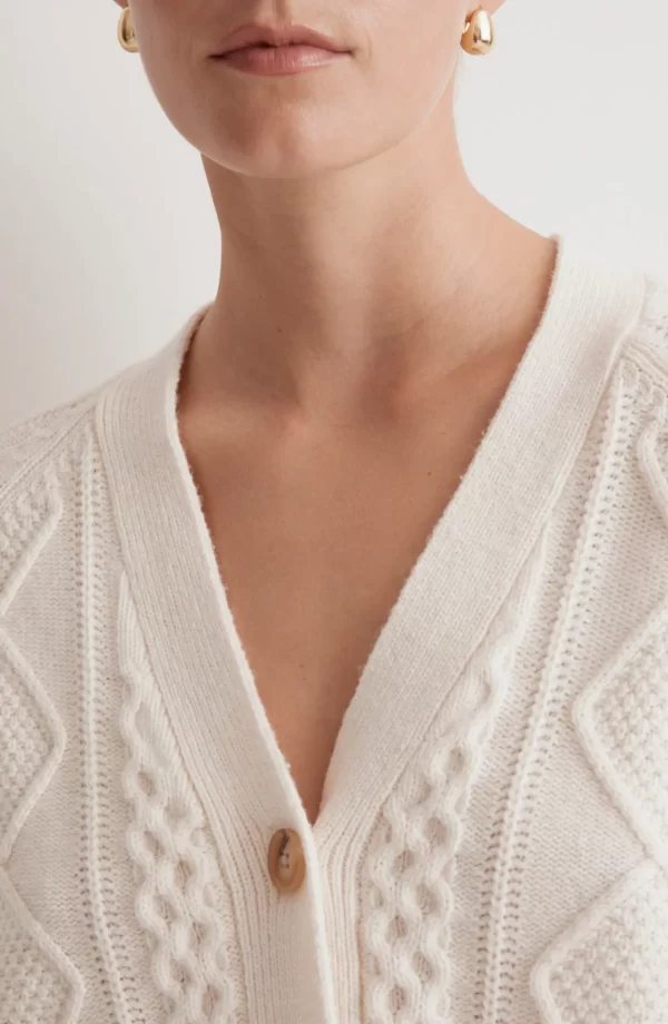 Madewell - Cable Crop Cardigan - Image 6
