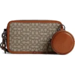 COACH – Charter Micro Signature Jacquard & Leather Crossbody Bag