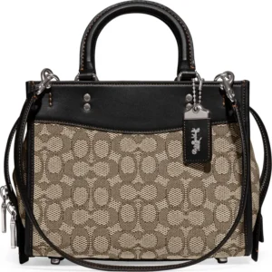 COACH - Rogue 25 Signature Jacquard & Leather Crossbody Bag