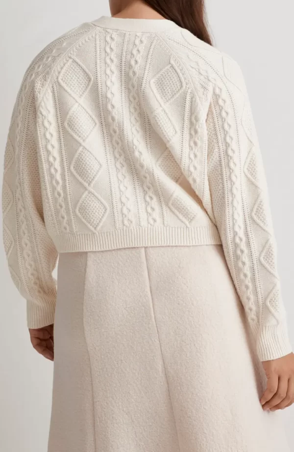 Madewell - Cable Crop Cardigan - Image 4