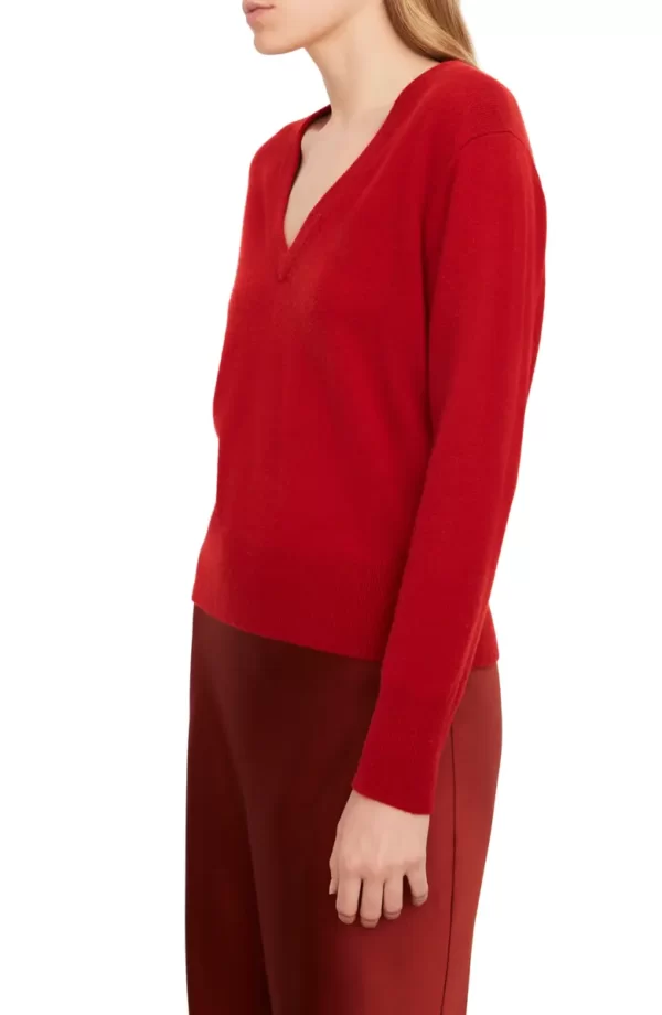 Vince - V-Neck Wool & Cashmere Sweater - Image 3