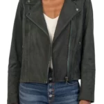 KUT from the Kloth – Emma Faux Suede Moto Jacket