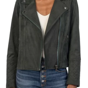 KUT from the Kloth - Emma Faux Suede Moto Jacket