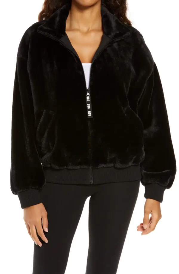 UGG® - Laken Mock Neck Fleece Jacket