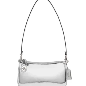 COACH – Penn Metallic Leather Shoulder Bag
