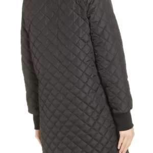 Zella – Longline Water Resistant Quilted Bomber Jacket