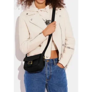 COACH – Tabby Polished Pebble Leather Crossbody Messenger Bag