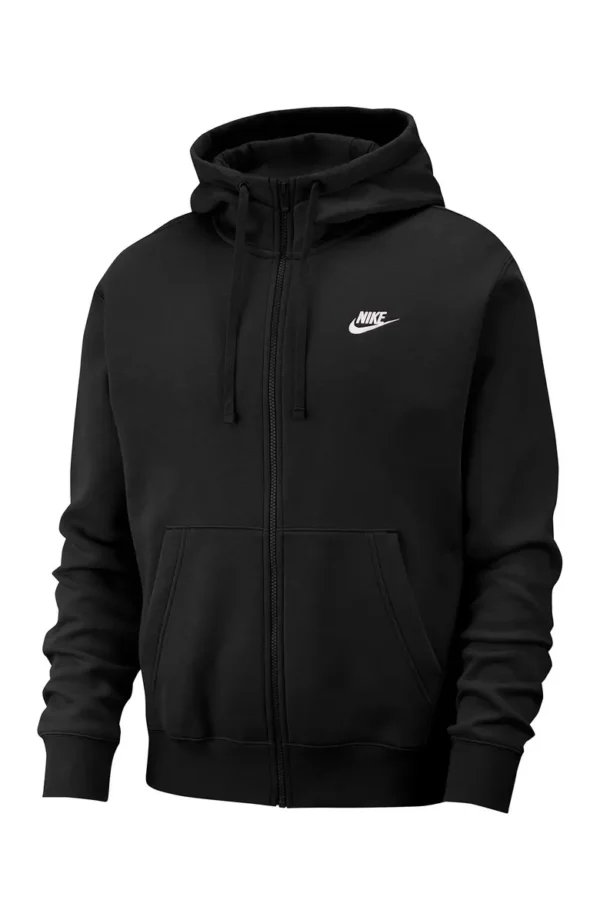 Nike - Men's Club Zip-Up Logo Hoodie