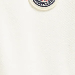 Moncler – Kids’ Logo Stripe Stretch Piqué Polo