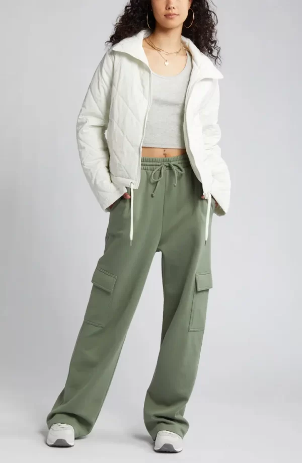 BP. - Wide Leg Cargo Sweatpants