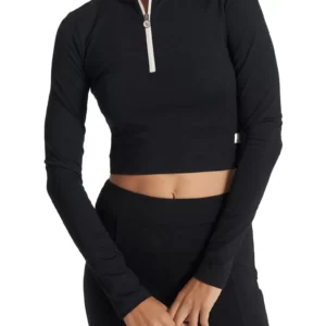 Vuori - Rib Half Zip Crop Pullover