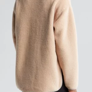 Zella – Faux Shearling Half Zip Jacket