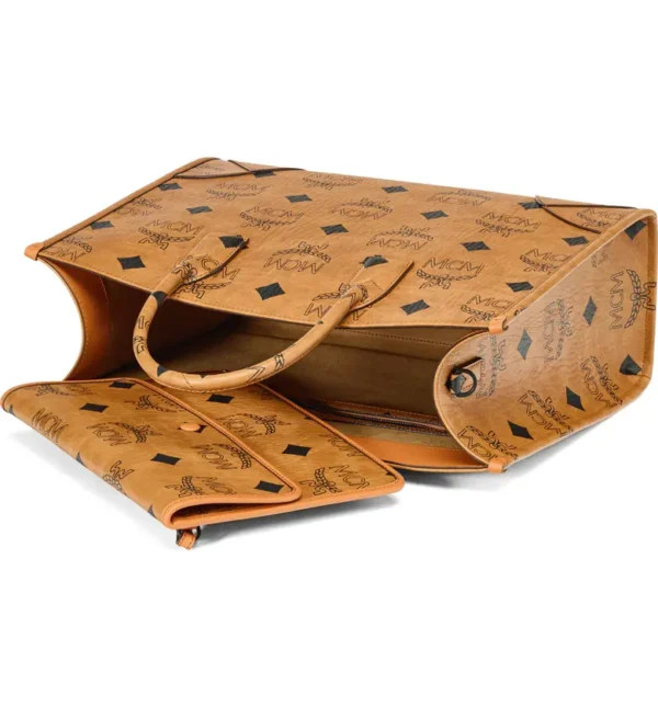 MCM - Large Munchen Visetos Coated Canvas Tote - Image 4