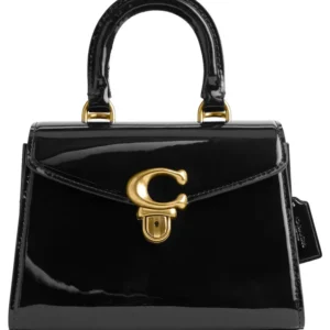 COACH – Sammy Patent Leather Top Handle Bag