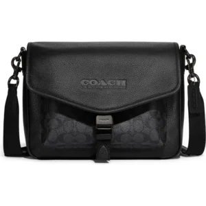 COACH - Charter Leather & Signature Coated Canvas Messenger Bag