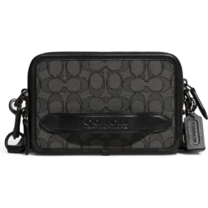 COACH - Charter Signature Jacquard & Leather Crossbody Bag