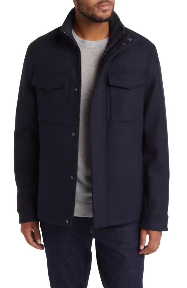 Ted Baker London - Knowl Wool Blend Field Jacket