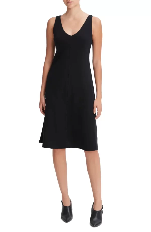 Vince - V-Neck Tank Sweater Dress