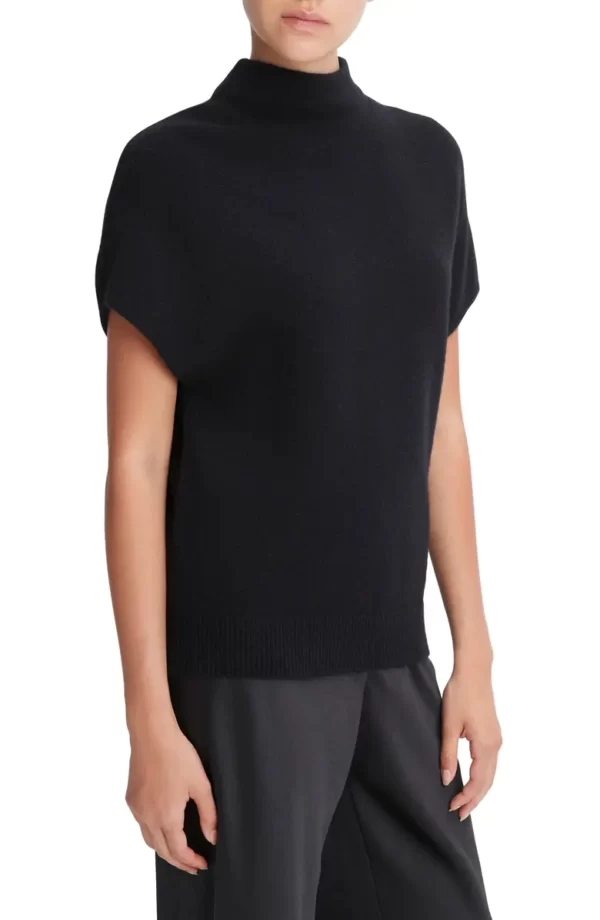 Vince - Mock Neck Wool & Cashmere Sweater - Image 3