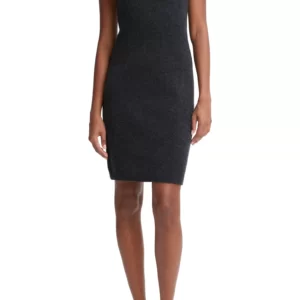 Vince - V-Neck Sleeveless Sweater Dress