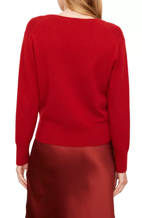 Vince - V-Neck Wool & Cashmere Sweater - Image 2