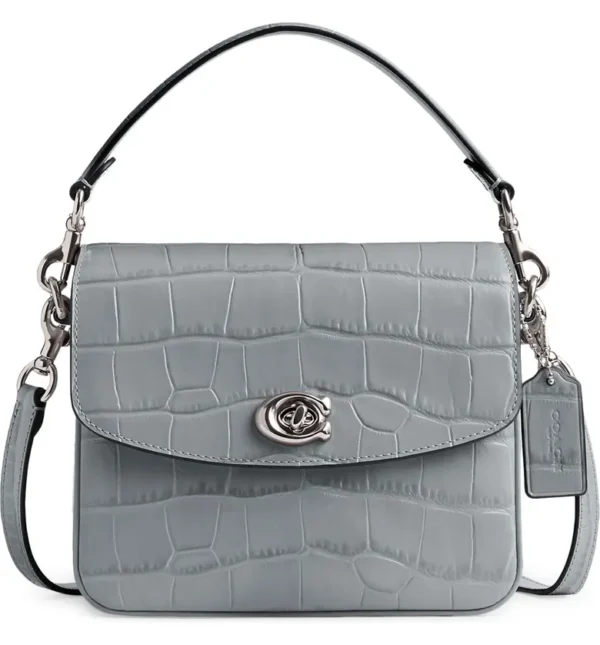 COACH - Cassie Croc Embossed Leather Crossbody Bag