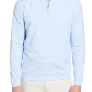 Peter Millar – Perth Stripe Quarter Zip Performance Pullover