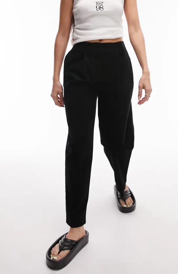 Topshop - Cotton Corduroy Trousers - Image 4