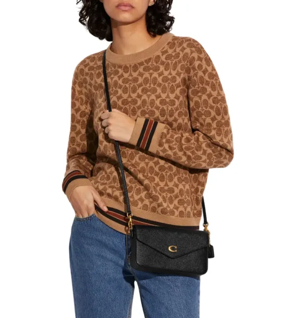 COACH - Wyn Crossgrain Leather Crossbody Bag - Image 2