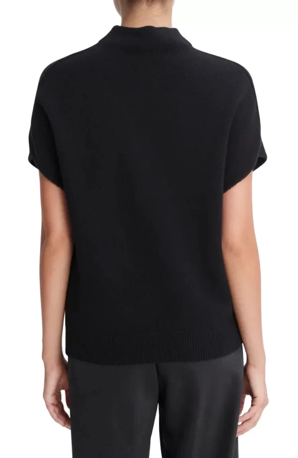 Vince - Mock Neck Wool & Cashmere Sweater - Image 2