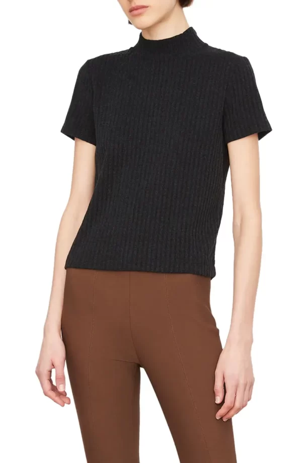 Vince - Mock Neck Rib Sweater