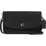 COACH – Hayden Croc Embossed Leather Convertible Crossbody Bag