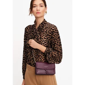 kate spade new york – knott pebbled leather flap crossbody bag