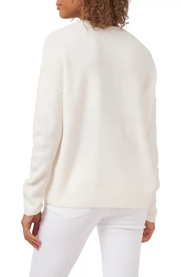Vince Camuto - Center Seam Crewneck Sweater - Image 2