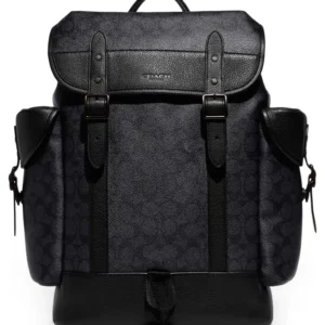 COACH - Hitch Coated Canvas & Leather Backpack