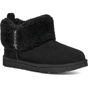 UGG® – Ultra Mini Braid Genuine Shearling Bootie (Women)