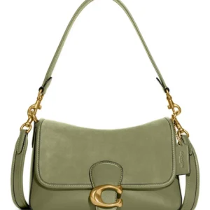 COACH – Leather & Suede Shoulder Bag