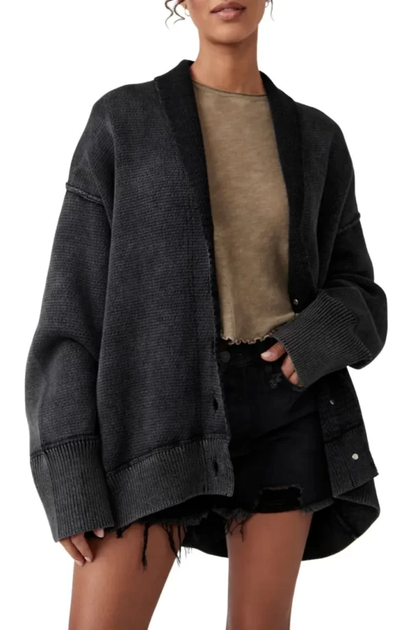 Free People - Chamomile Oversize Cardigan