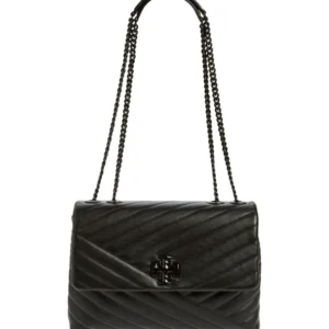 Tory Burch - Kira Chevron Powder Coated Convertible Shoulder Bag