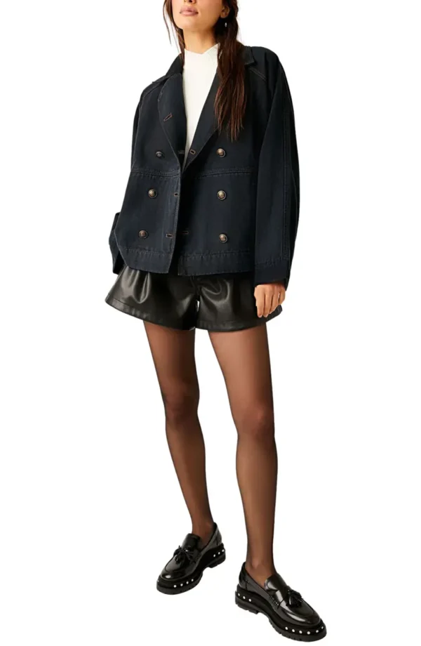 Free People - Viva Surplus Double Breasted Jacket - Image 5