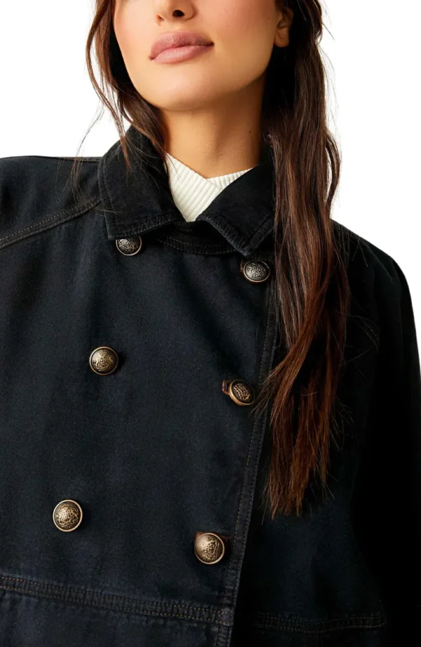 Free People - Viva Surplus Double Breasted Jacket - Image 4